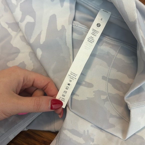 Lululemon Winder Under Short 10" Incognito Camo Jacquard Alpine White Starlight - Picture 7 of 11